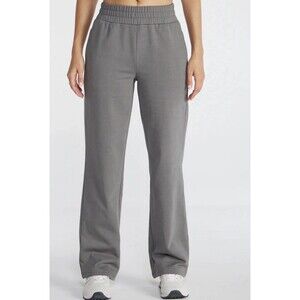 BYLT WOMENS Pants High Rise  Womens  Gray Fleece Joggers SZ M NWT